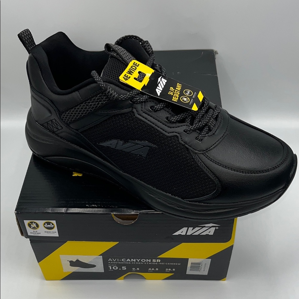 Avia Men's Black Sneakers